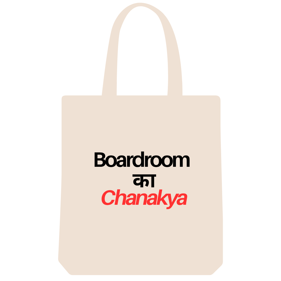 Boardroom का Chanakya Tote Bag