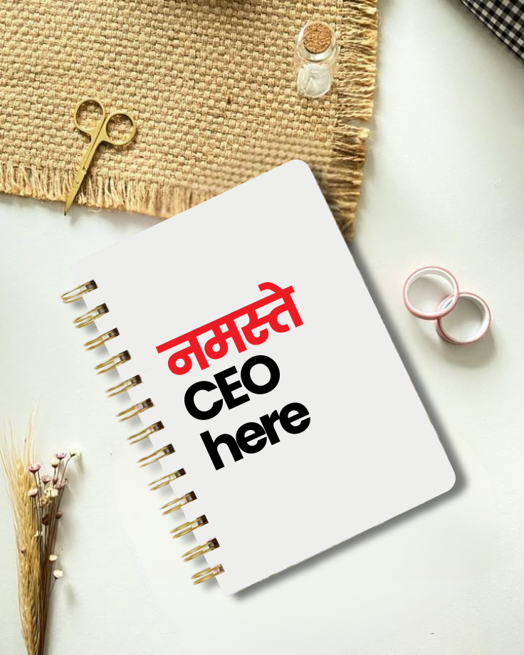 Namaste CEO here Notebook