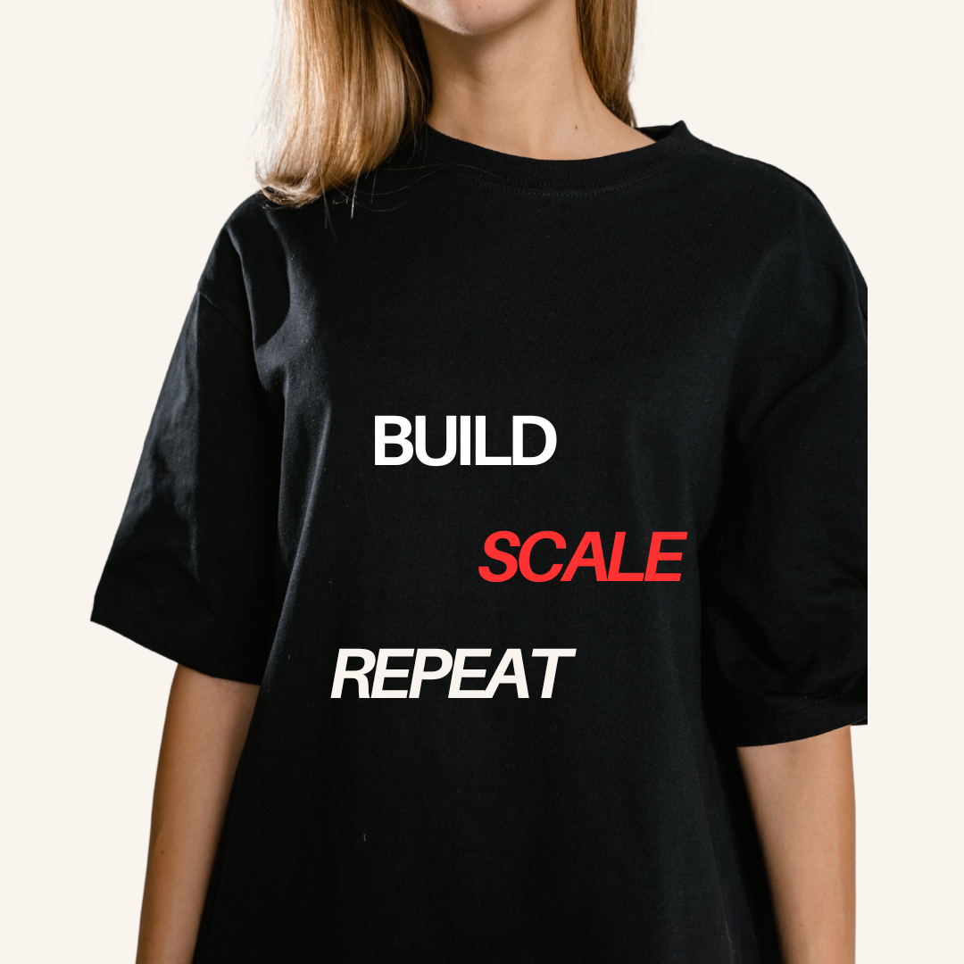 Build. Scale. Repeat T-shirt