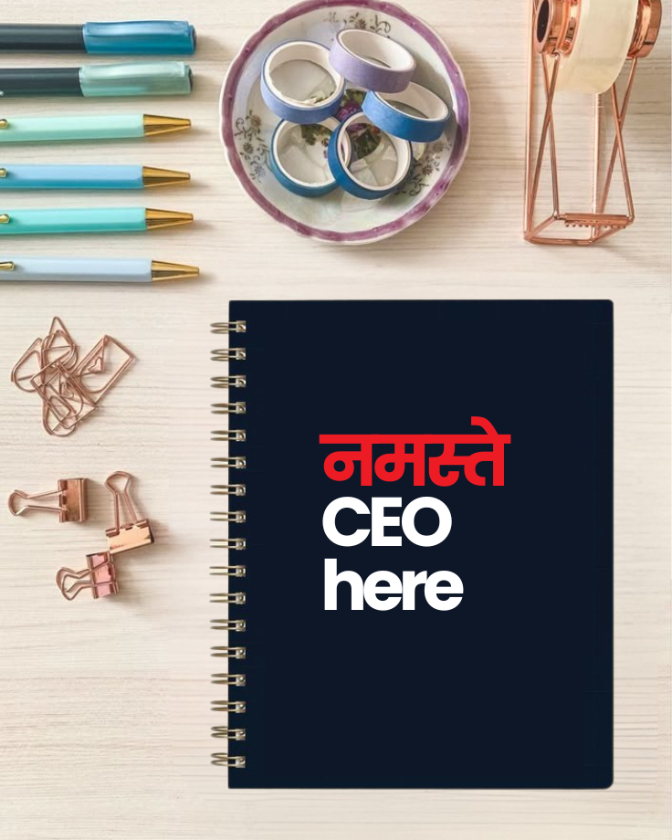 Namaste CEO here Notebook