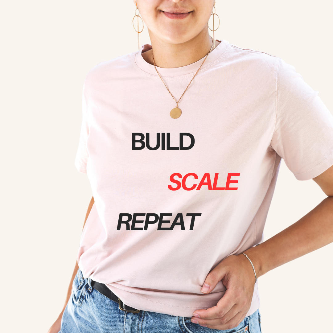 Build. Scale. Repeat T-shirt
