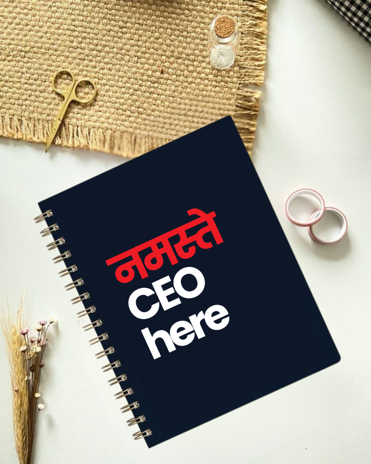 Namaste CEO here Notebook