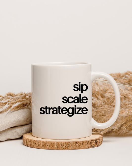 Sip. Scale. Strategize. – The Triple Threat Mug