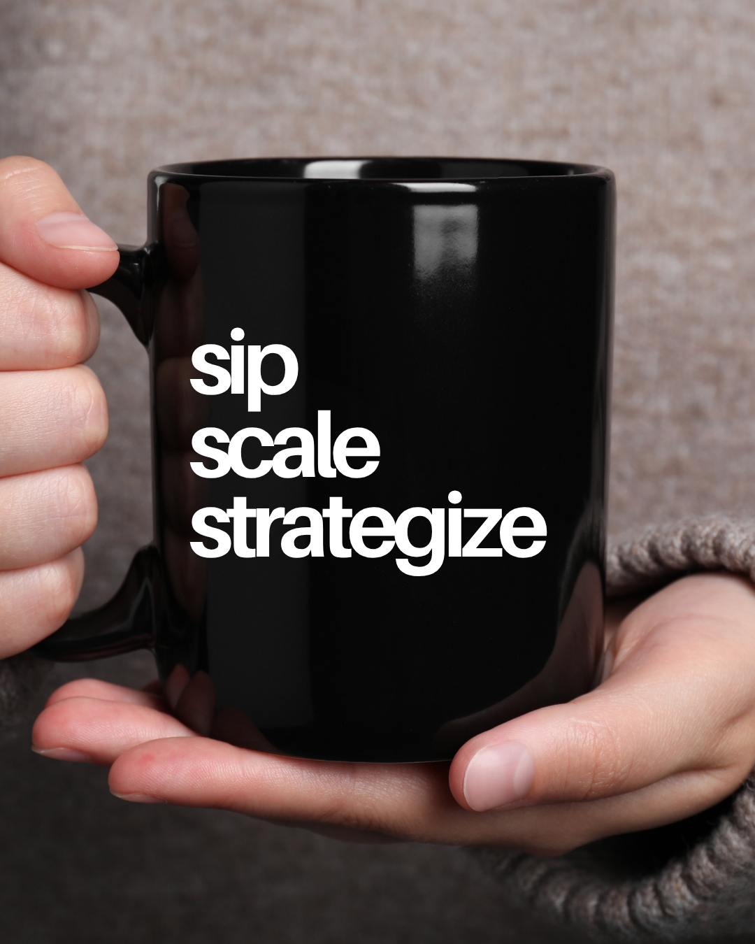 Sip. Scale. Strategize. – The Triple Threat Mug