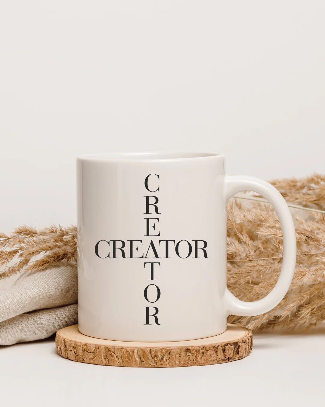 Creator Mug – Inspirational White Ceramic Coffee Cup for Innovators & Entrepreneurs
